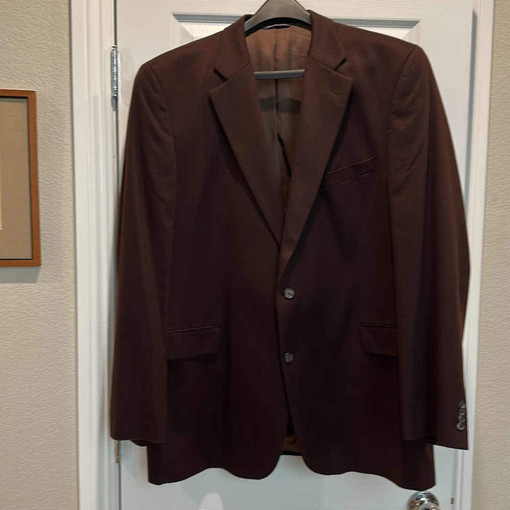 Sophisticated Brown Cashmere Blazer